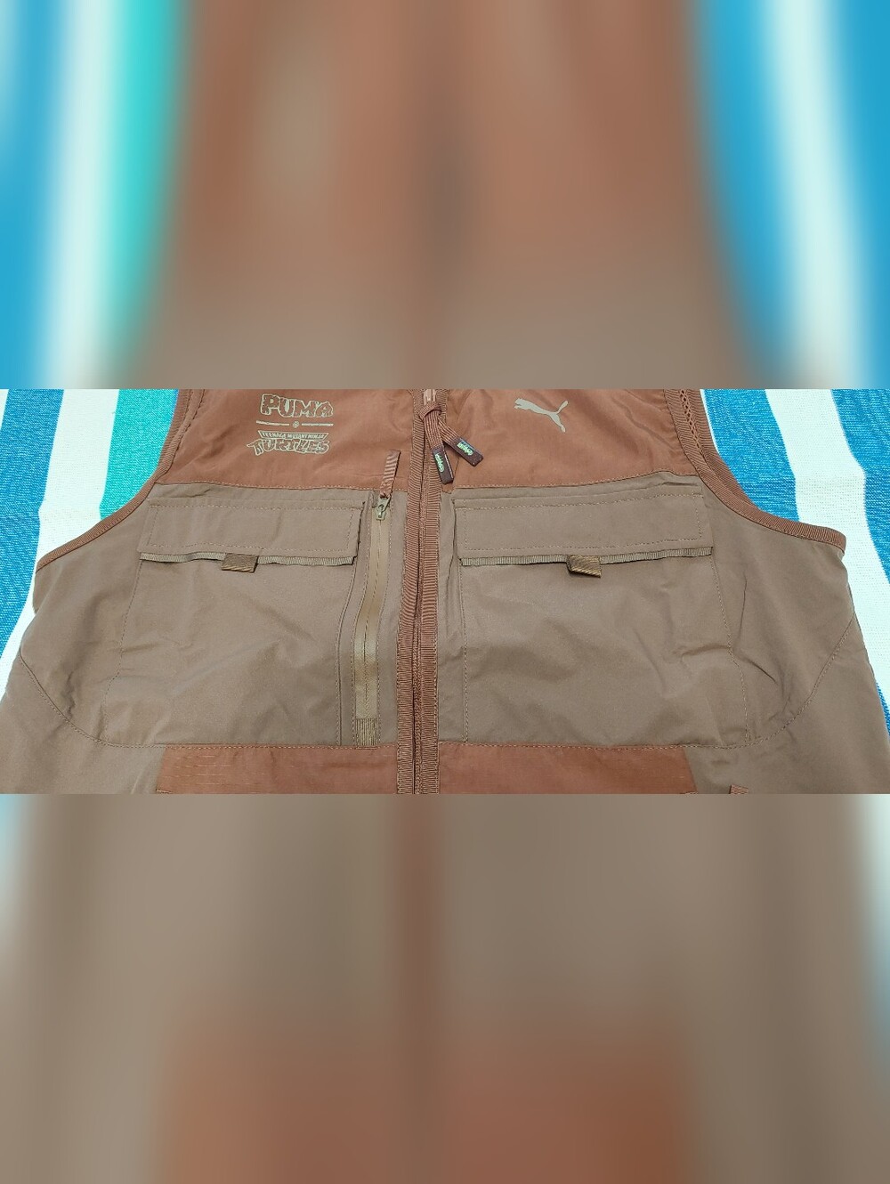 PUMA Men's Rust Brown Utility Vest - Picture 4 of 11